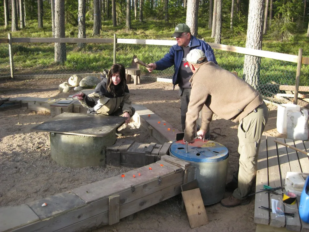 Terrier trening i kunsthi i Sverige
