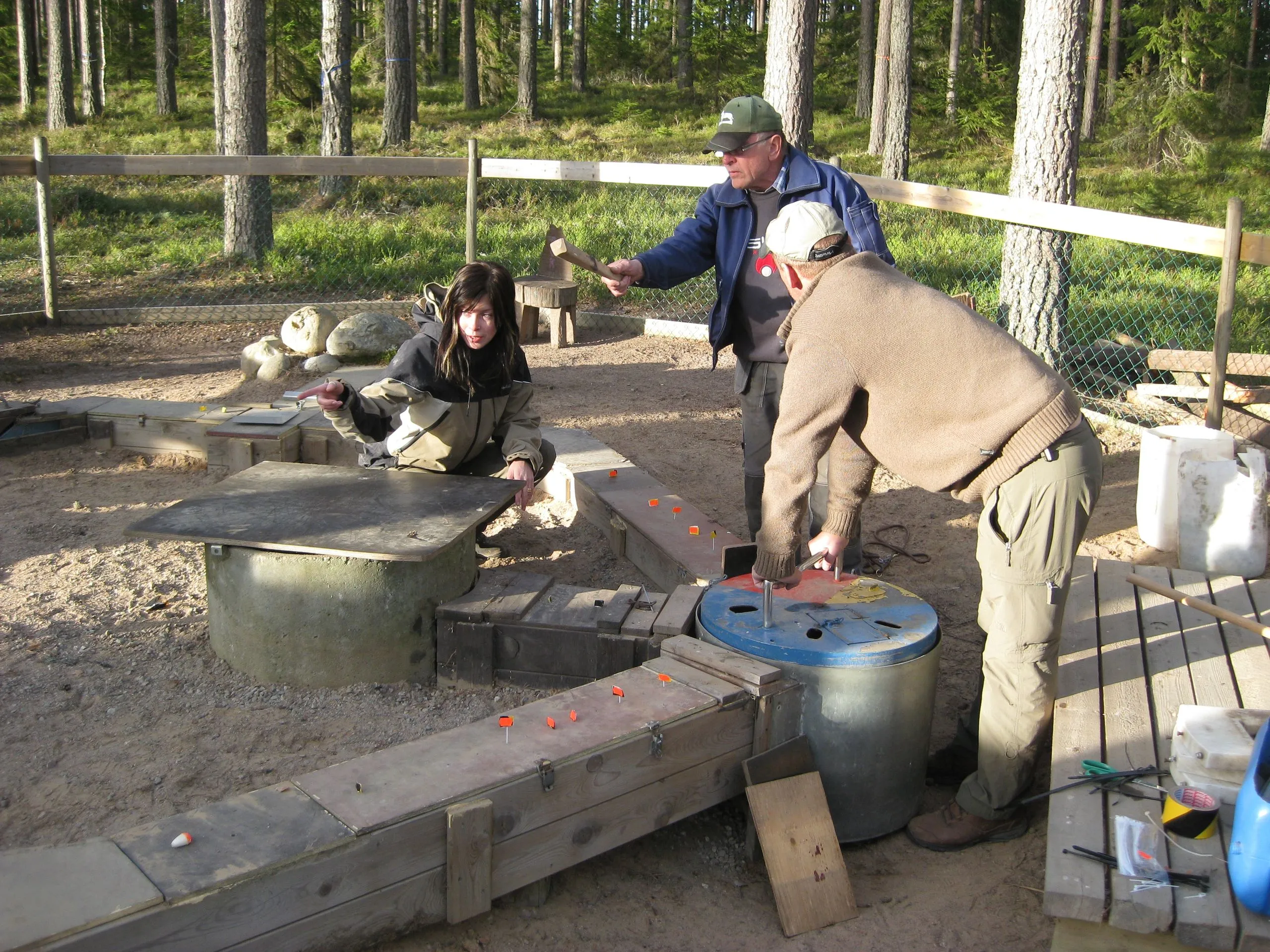 Terrier trening i kunsthi i Sverige