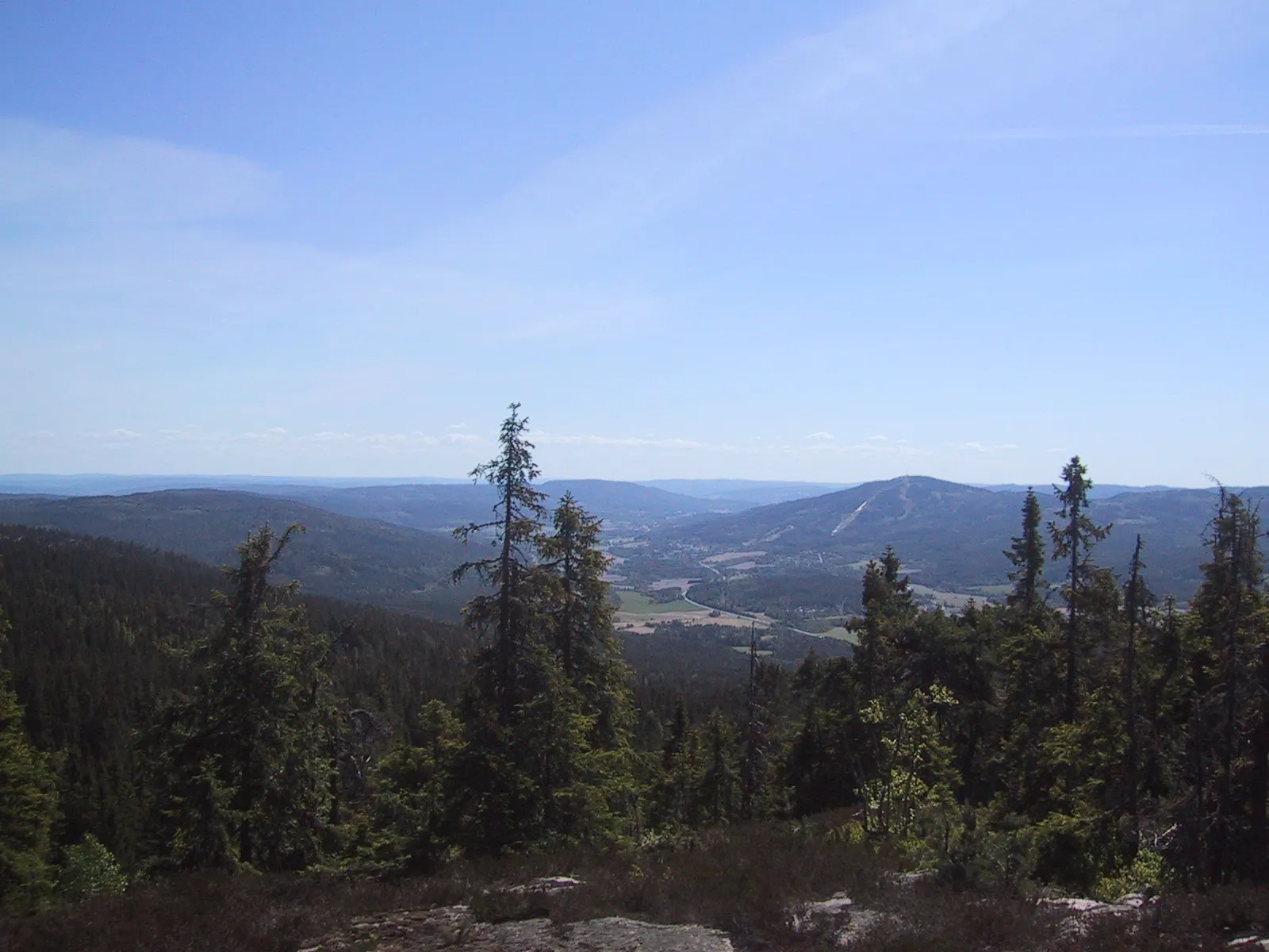 Bilde av Nittedal fra Rundkollen