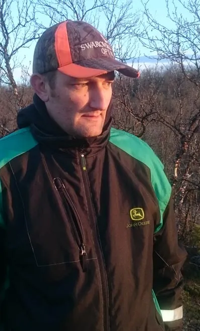 Bilde av revejeger Tommy Enger