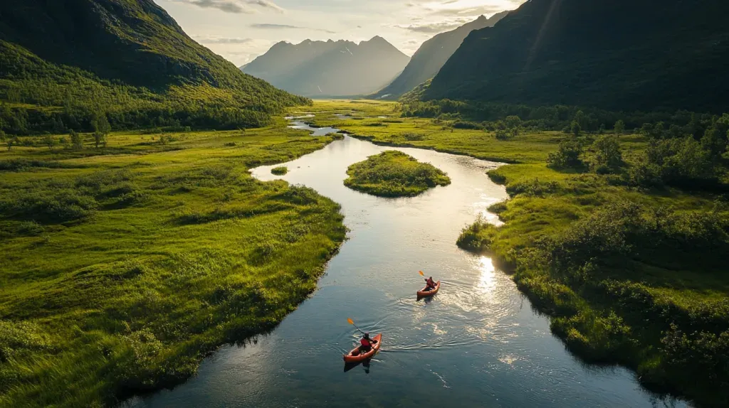 fiske i nord norge på en packraft er noe helt utenom det vanlige.